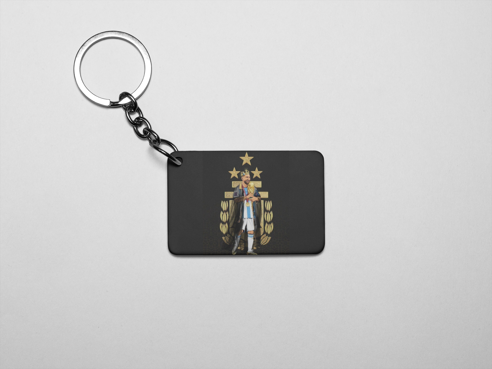 Argg Black Keychain