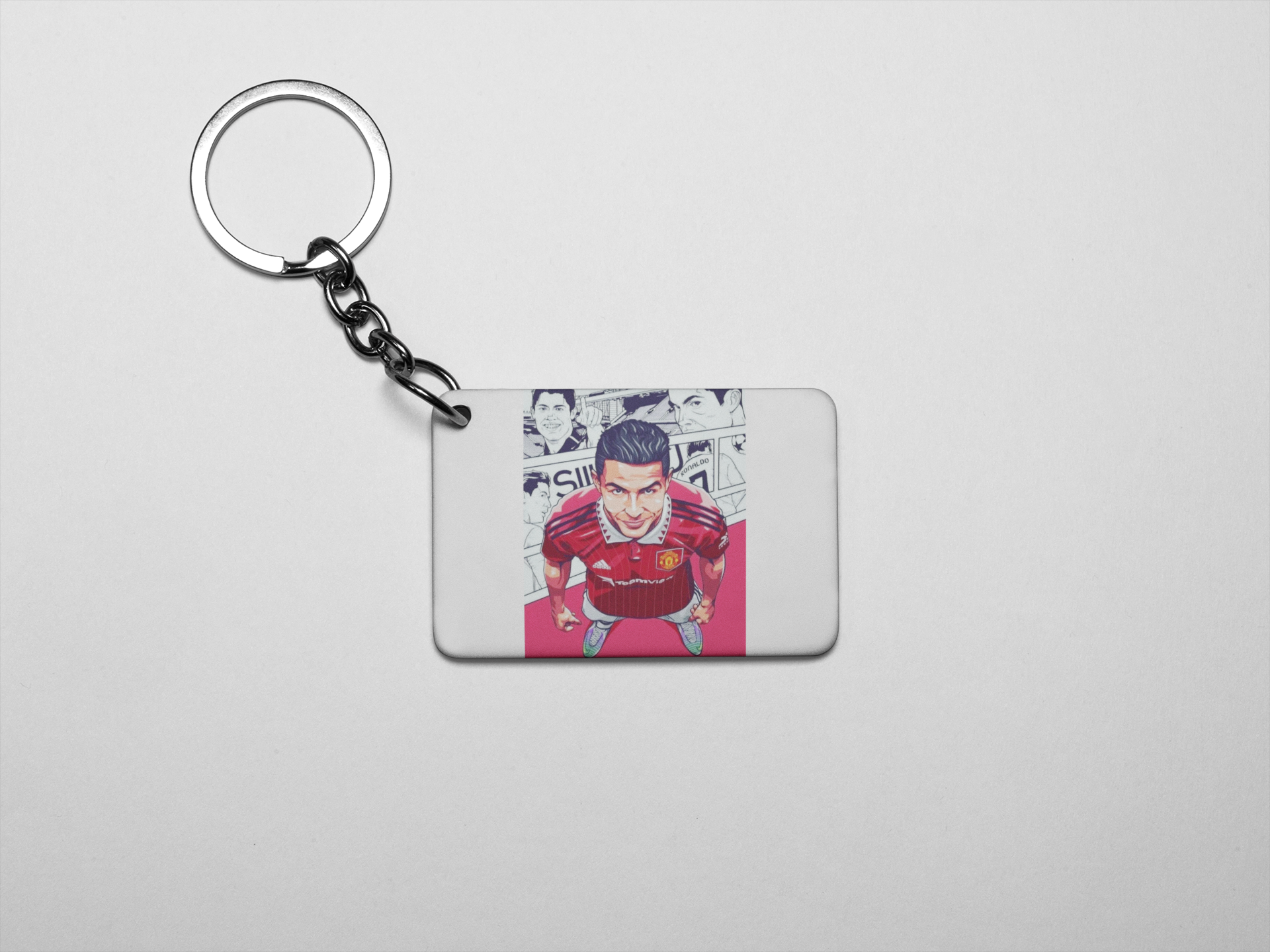 Comic CR7 Keychain