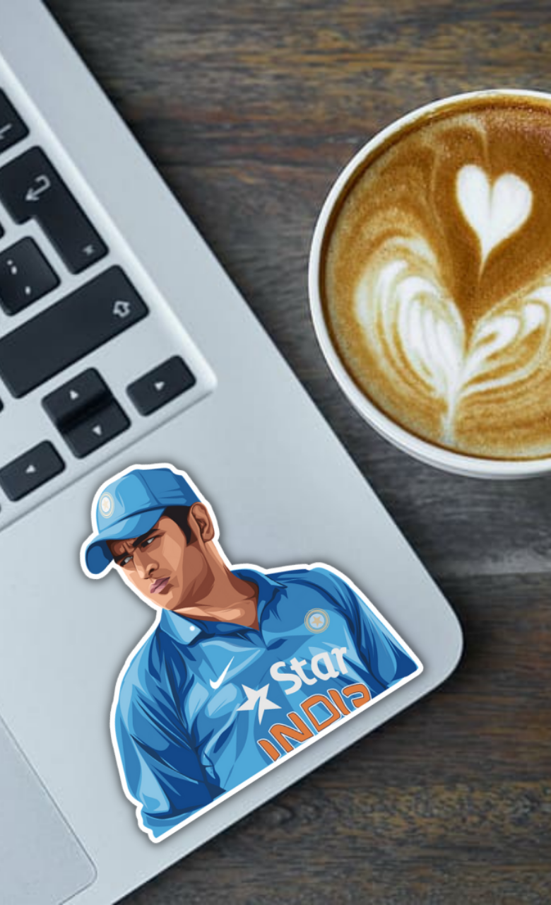 Dhoni 7 Sticker