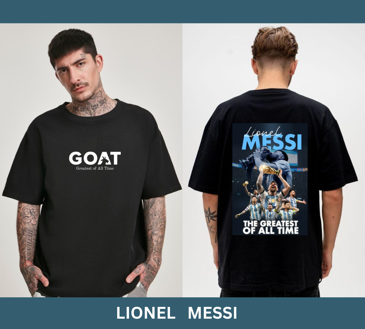 G.O.A.T Messi Oversize T-shirt