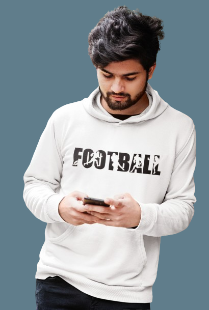 Football (white) Hoodie